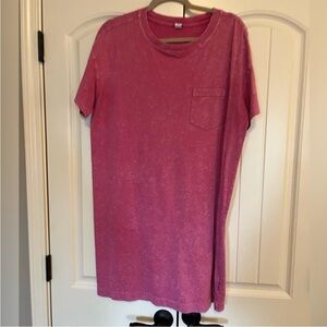 Old Navy Vintage Wash T-Shirt Dress | Size Large